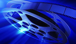 Blue Film Reel